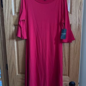 Ralph Lauren Red 3/4 Sleeve Dress